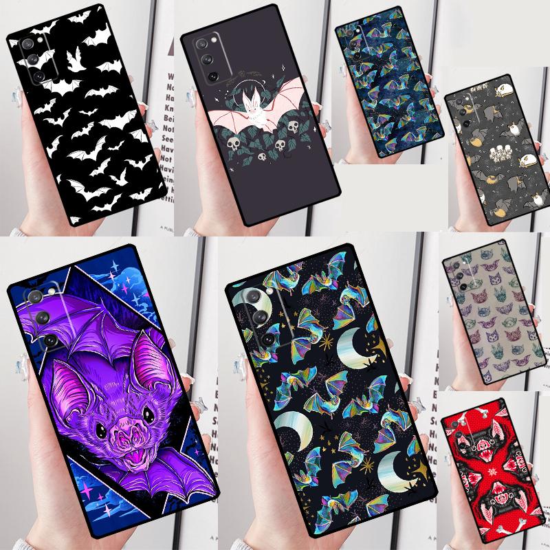 Halloween Bat Phone Case For Samsung Galaxy S25 Ultra S9 S10 S20 S21 S22 Plus S24 FE S23 Ultra Back Cover