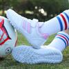 Children's football shoes, boys and girls, adolescent students, game training shoes, broken nails, Velcro sports shoes