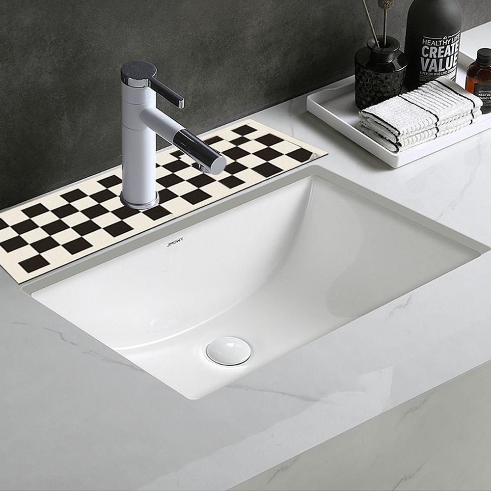 Classic Sink Faucet Drain Pad Table Mat Toilet Diatom Mud Moisture-wicking Pad Slip-resistant Anti-mildew Mat for Kitchen Countertop Dining