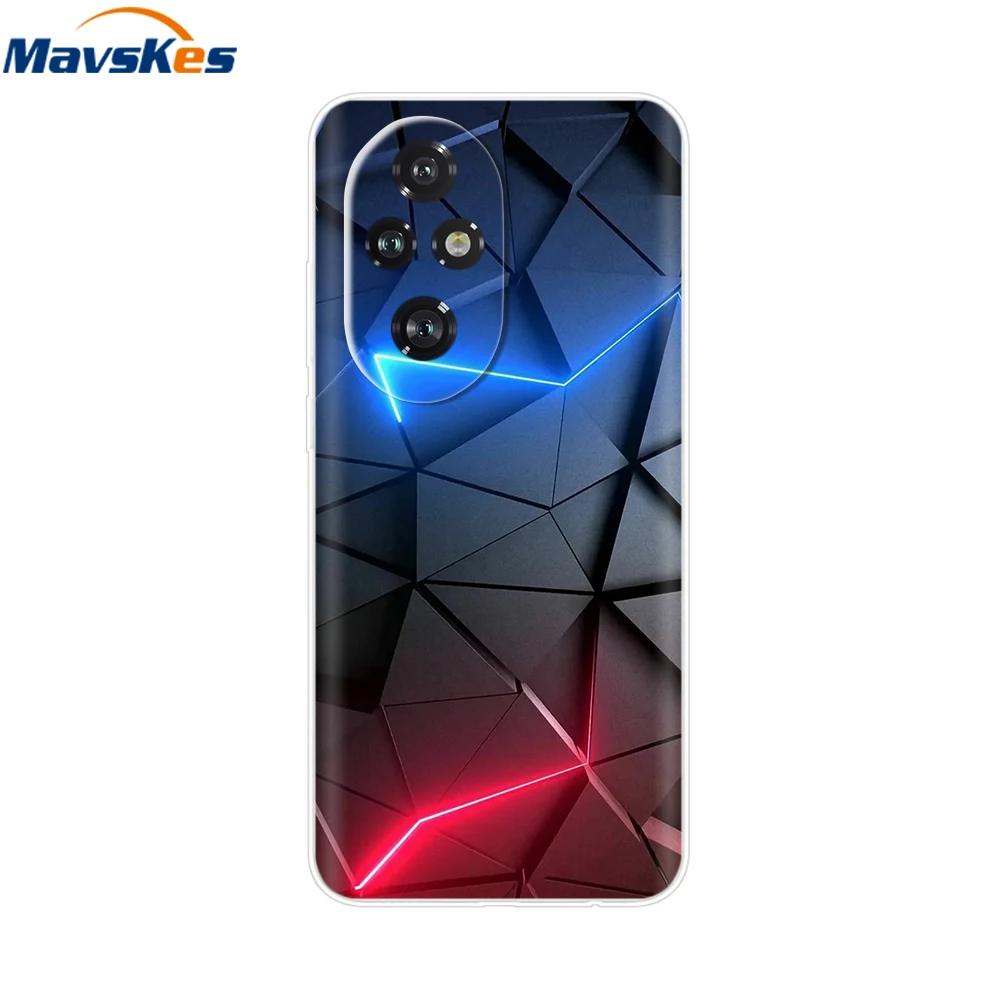 Für Honor 200 Hülle Niedliche Cartoon Silikon TPU Weiche Handyhüllen für Für Honor 200 Pro Honor200 Lite Transparente Capas Honor200