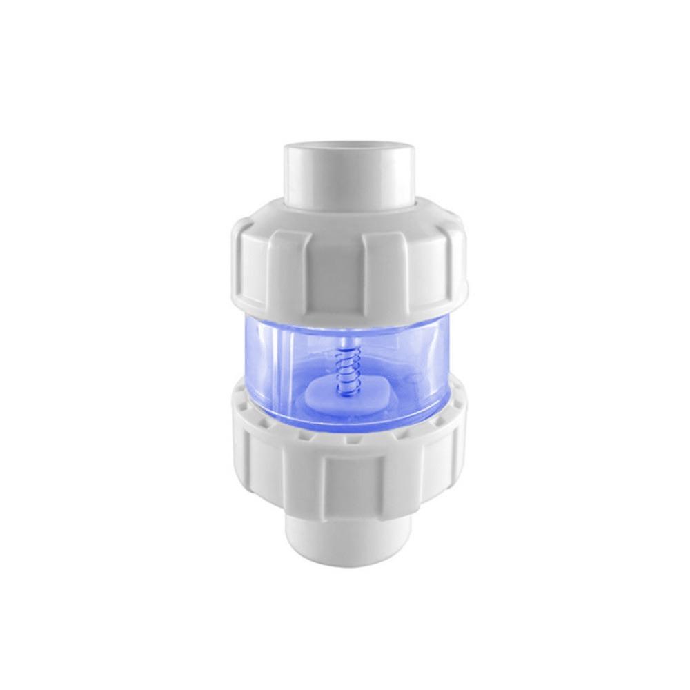 UPVC Fish Tank Lifting Check Valve Anti-siphon Water Pipe Valve Connector  Market 20mm белый