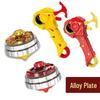 Free Shipping Dual Alloy Burst Gyro Toy - Magic Light Pull String Battle Gyro