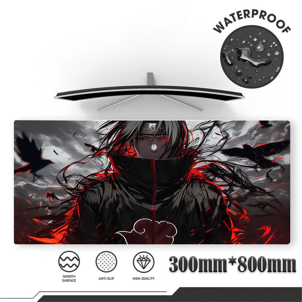 Local Ready Large Extended Gaming Mouse Pad Anime Naruto Rubber Desk Mat Mousepads
