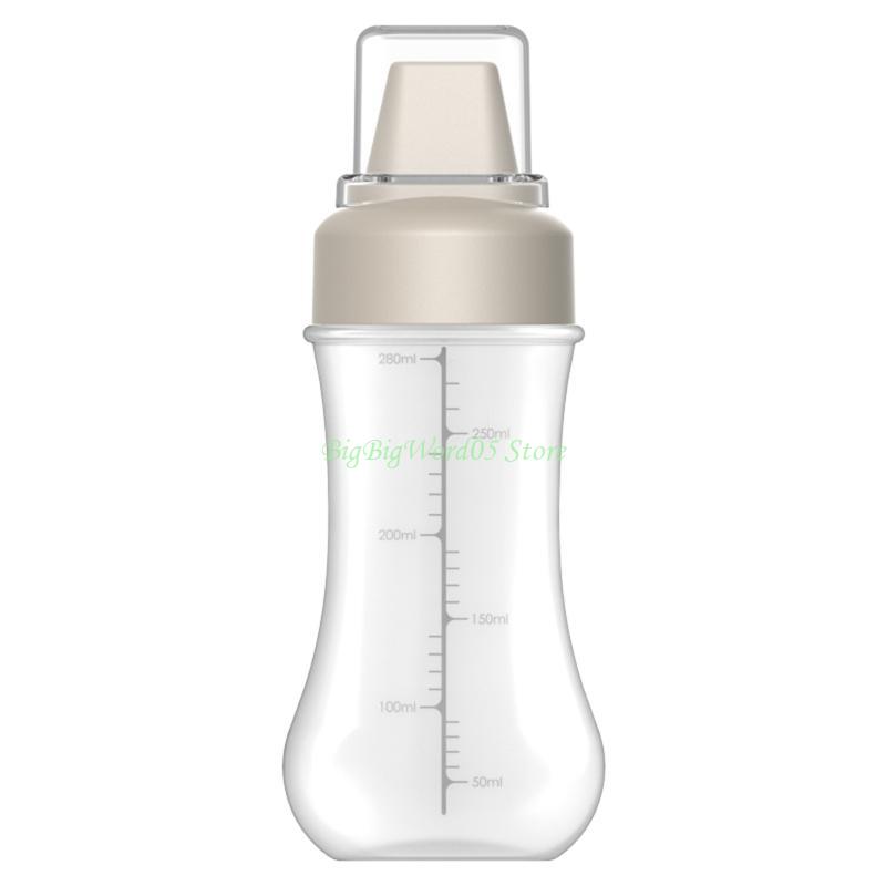 24TE 5 Hole Plastic Squeeze Bottle with Leak Proof Clear Cover Cap Kitchen Dispenser Lid Plastic Squeeze for Sauce