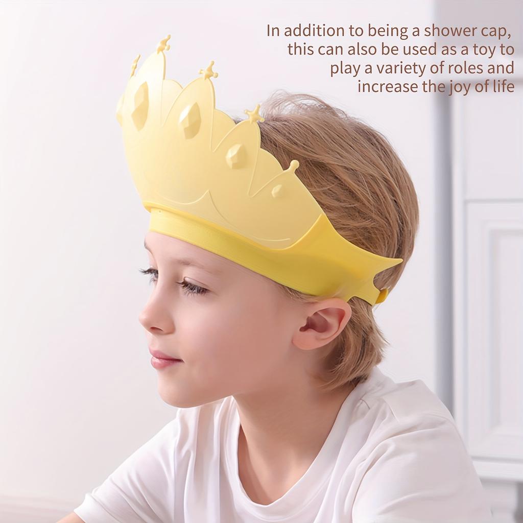Bonnet de douche pour enfants avec protection auditive - Bonnet de bain imperméable et réglable pour plus de sécurité et de confort - Cadeau idéal pour Thanksgiving, Halloween et Pâques