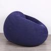 Inflatable PVC Lazy Sofa Recliner - Foldable Football-Design Seat for Balcony & Office Leisure