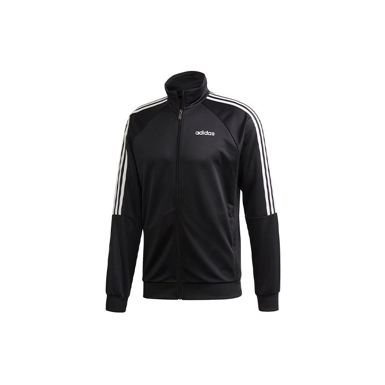 Adidas Trening clasic cu guler în dungi Trening bărbați Negru FN5795