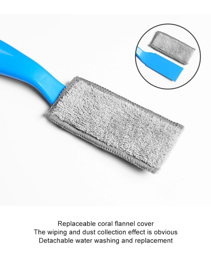 Car Cleaning Tools Air Conditioning Air Exhaust Cleaning Dust Removal Soft Brush Multifunctional Car Interior Cleaning Tool 2Pc