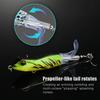 9cm 11g Topwater Plopper Lure Rotating Tail Hard Bait Floating Wobbler for Bass Pike Fishing