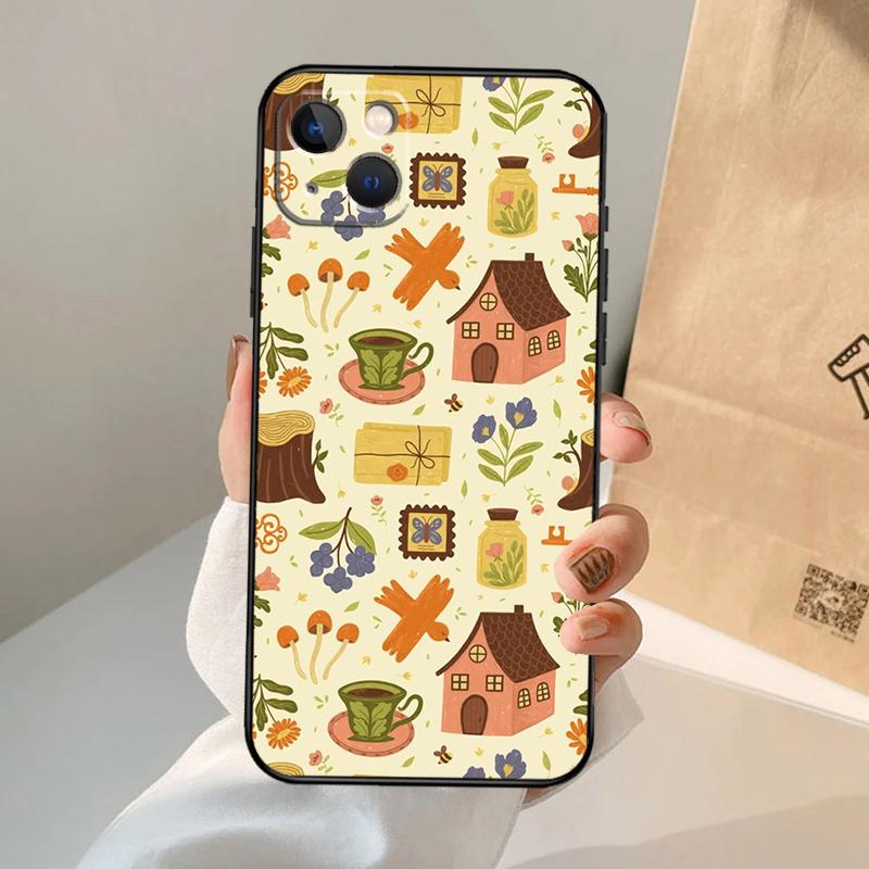 Cozy Autumn Cottage Case For iPhone 18 16 15 14 13 11 12 Pro Max XS X XR Plus Back Cover For iPhone 18 16 15 14 12 13 Mini