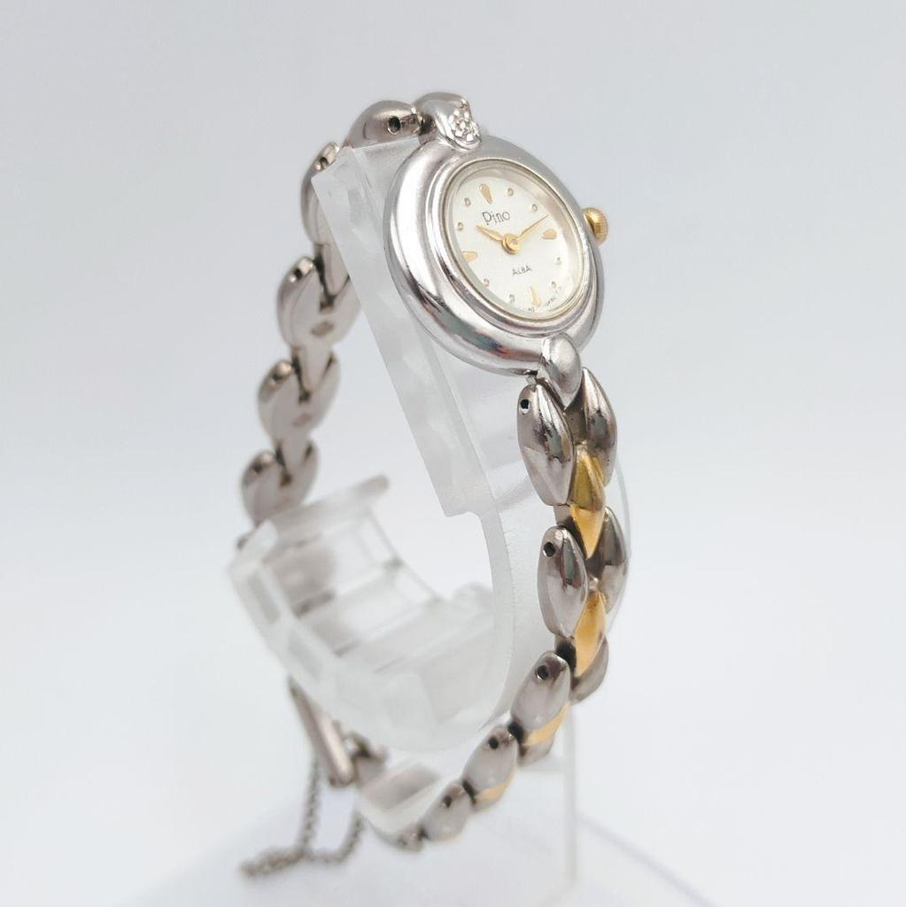 SEIKO new ALBA Pino Retro Watch [Working condition, battery] Women's