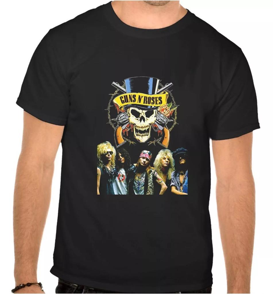 Guns and Roses Guns N Roses Rock Music Kids T-Shirt Black -1082 -SW-Kids-