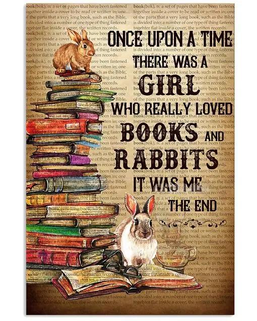Funny Vintage Metal Bunny Tin Sign Beware of The Rabbit Bunny Lover Rabbit Sign Effect Plaque for Farmhouse Home 8x12inch 20x30cm(7.8x11.8inch)