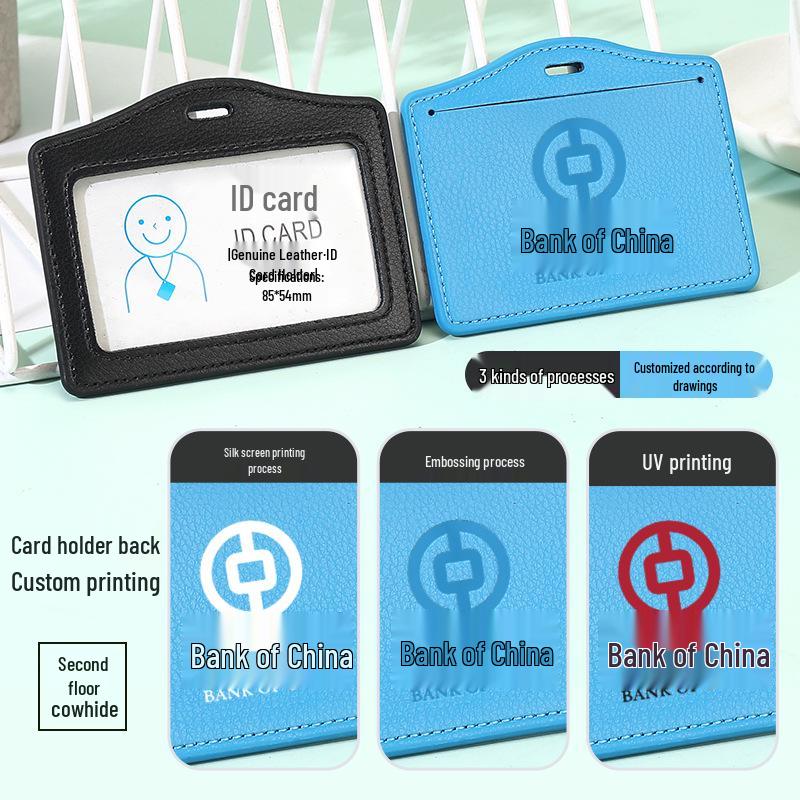 Genuine Leather Card Holder for ID & Documents
