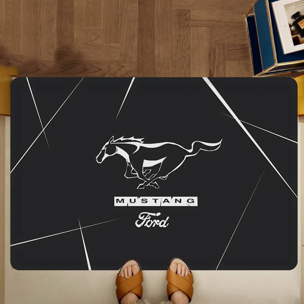 Horse Mustang Hallway Carpet Washable Non-Slip Living Room Sofa Chairs Area Mat Kitchen Doormat Area Rug
