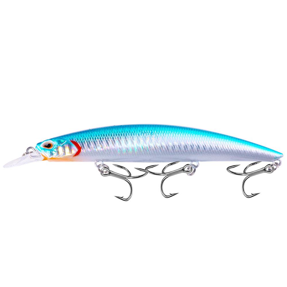 

Джерк Минноу Рыбалка Тяжелая Приманка 13,5 см/13 г Тонущая Дальний Заброс Катящиеся Воблеры Крэнк для Окуня Морская Рыбалка Песка