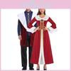M-xl Elegant Anime Inspired Queen And King Costume For Unisex Role Play