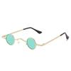 Retro Trend Metal Small Round Frame Prince Glasses Women'S Niche Personality Design Glasses Hip Hop Punk Sunglasses Sunglasses