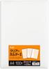PLUS Clear File Clear Holder E A4 100 Sheets 0.18mm Transpar