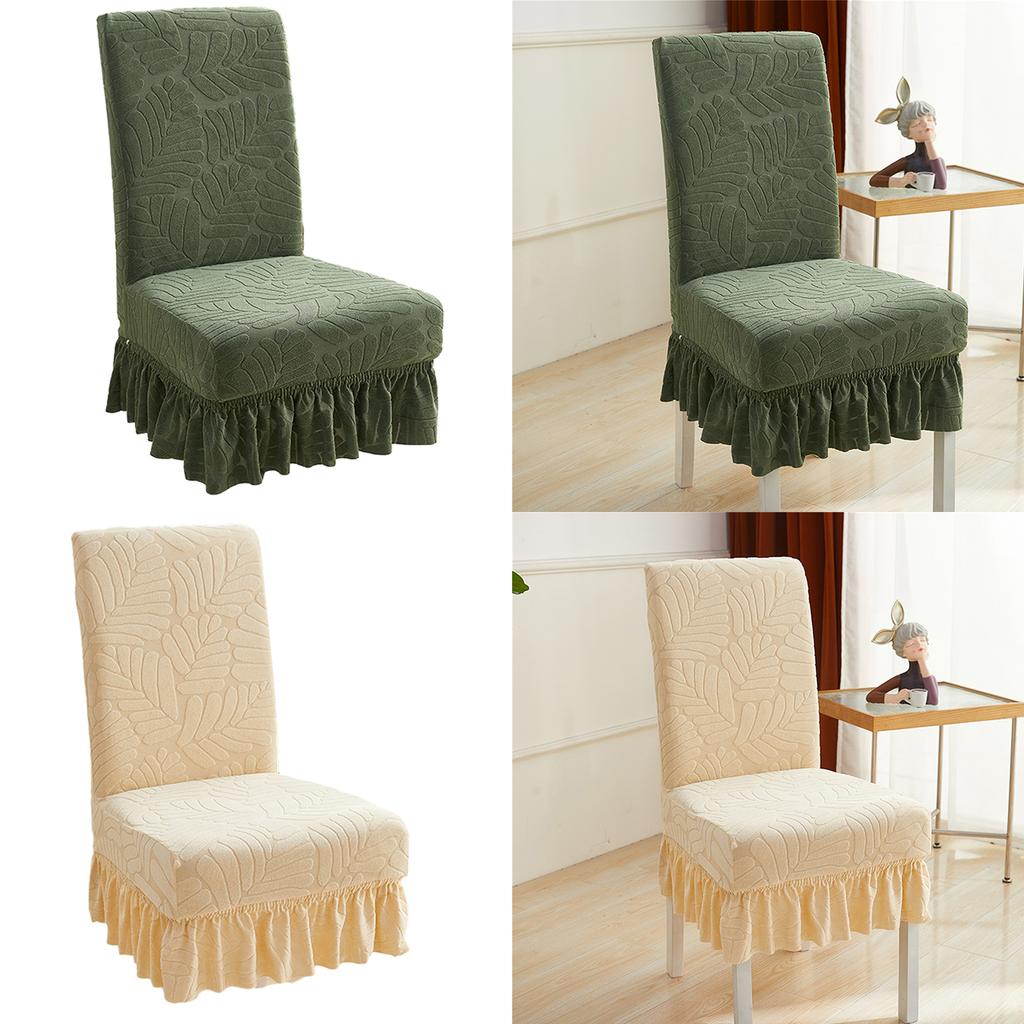 Chair Covers for Dining Room Soft Stretch Chair Slipcover for Large Size Dining Chair Washable Removable Chair Protect