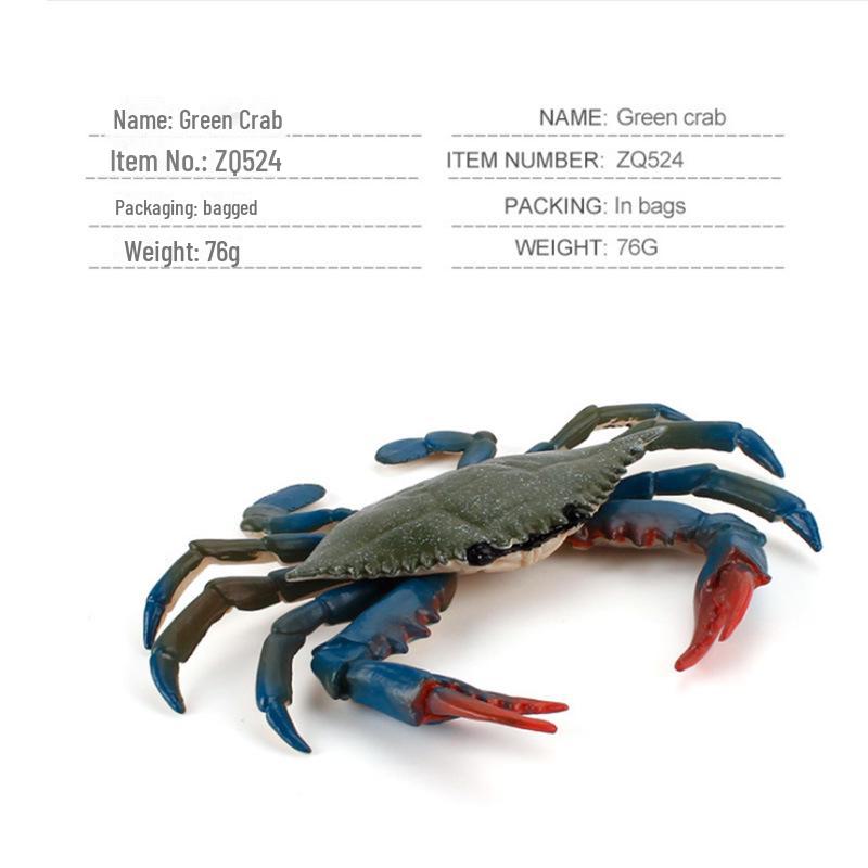 Cross-Border Marine Simulation Toy: Crab & Lobster Models for Kids