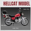 1:12 Suzuki GN125 R1 Motorcycles Models Cars Toys Wheel Turned Miniature Vehicles Light Sound Motorcycle Children's Day Gifts