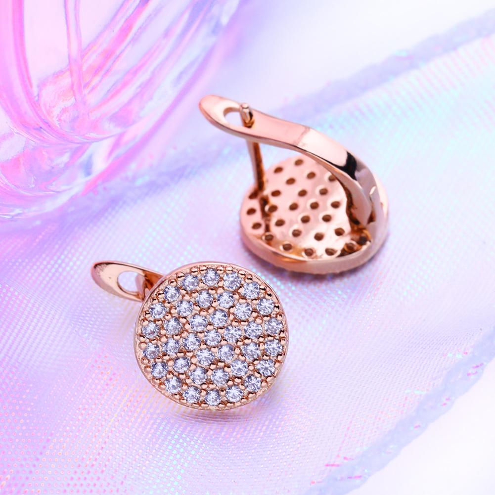 Orecchini a lobo per donna Moda Lusso Zirconia Cubica Orecchini pendenti