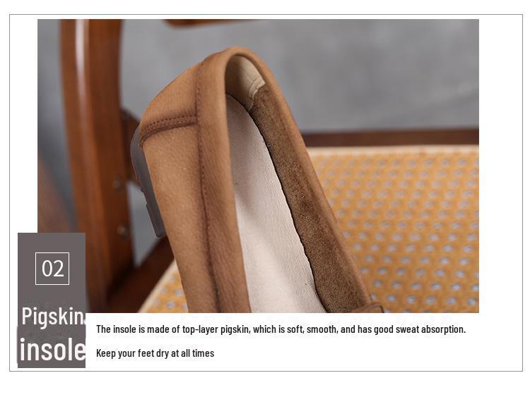 Autumn Women's Soft Sole Genuine Leather Flat Shoes - Comfortable for Pregnant Mothers