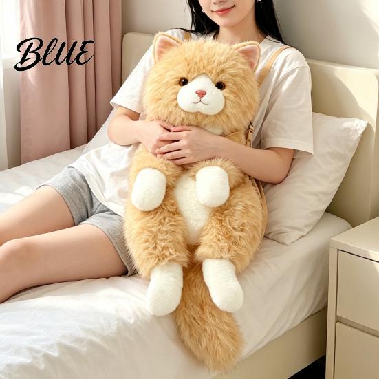 Exquisite Realistic Kitten Gift Lifelike Ragdoll Cat Plush Toy Stuffed Animal Pillow for Sleeping Stress Relief Hugging 45cm Fluffy Pillow,