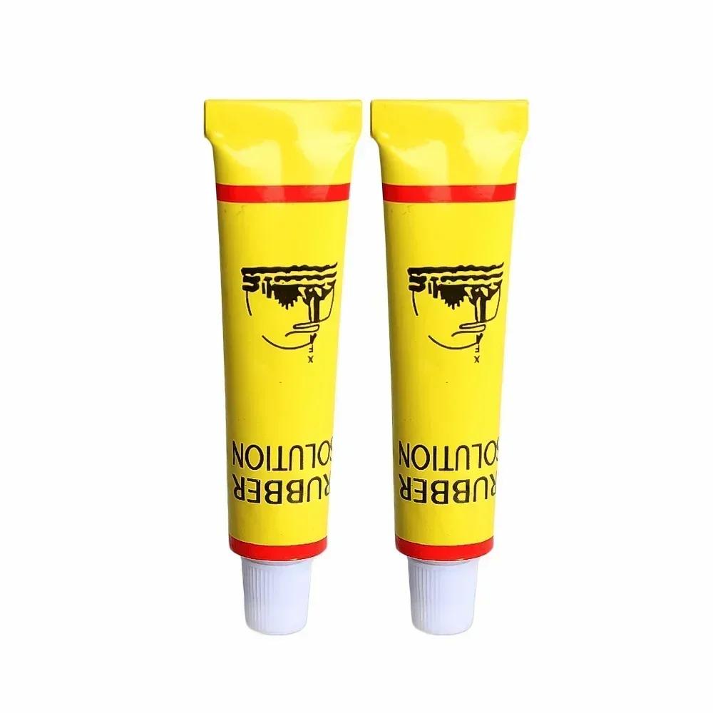 Car Motorcycle Bicycle Tire Repairing Glue Inner Tube Puncture Agent Emergency Portable Tyre Vulcanized Glue 1-12pcs Repair Glue