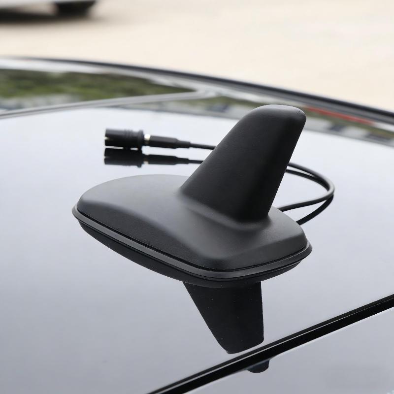 Universal Car AM FM Shark Fin Antenna Enhanced Reception Easy Fit Replacement for All Driving Conditions