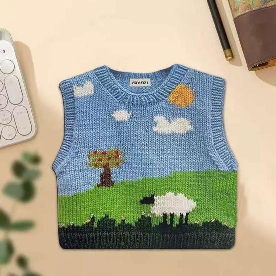 Mouse Pad Wear Resistant Anti-slip Thickened Creative Cute Knitted Sweater Keyboard Mouse Pad Decoration
