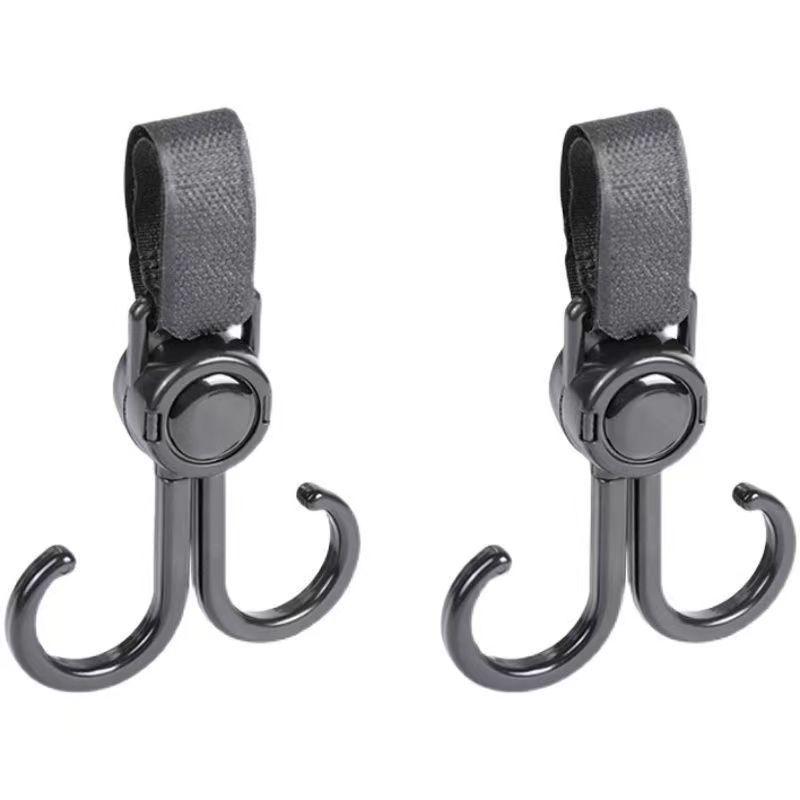 Electric Bike & Motorcycle Hook: Punch-Free, Multifunctional, Strong Weight-Bearing Hanging Buckle with Magic Tape.