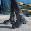 Winter Women's Long Tube Thick Snow Boots Keep Warm and Have A Thick Sole That Is Non Slip and Can Withstand -30 ° C