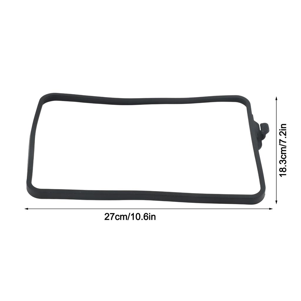 Screen-Mounted Silicone Frame for TM7 with Pen Slot Supporting Real-Time Interaction and Consistent Edge Protection