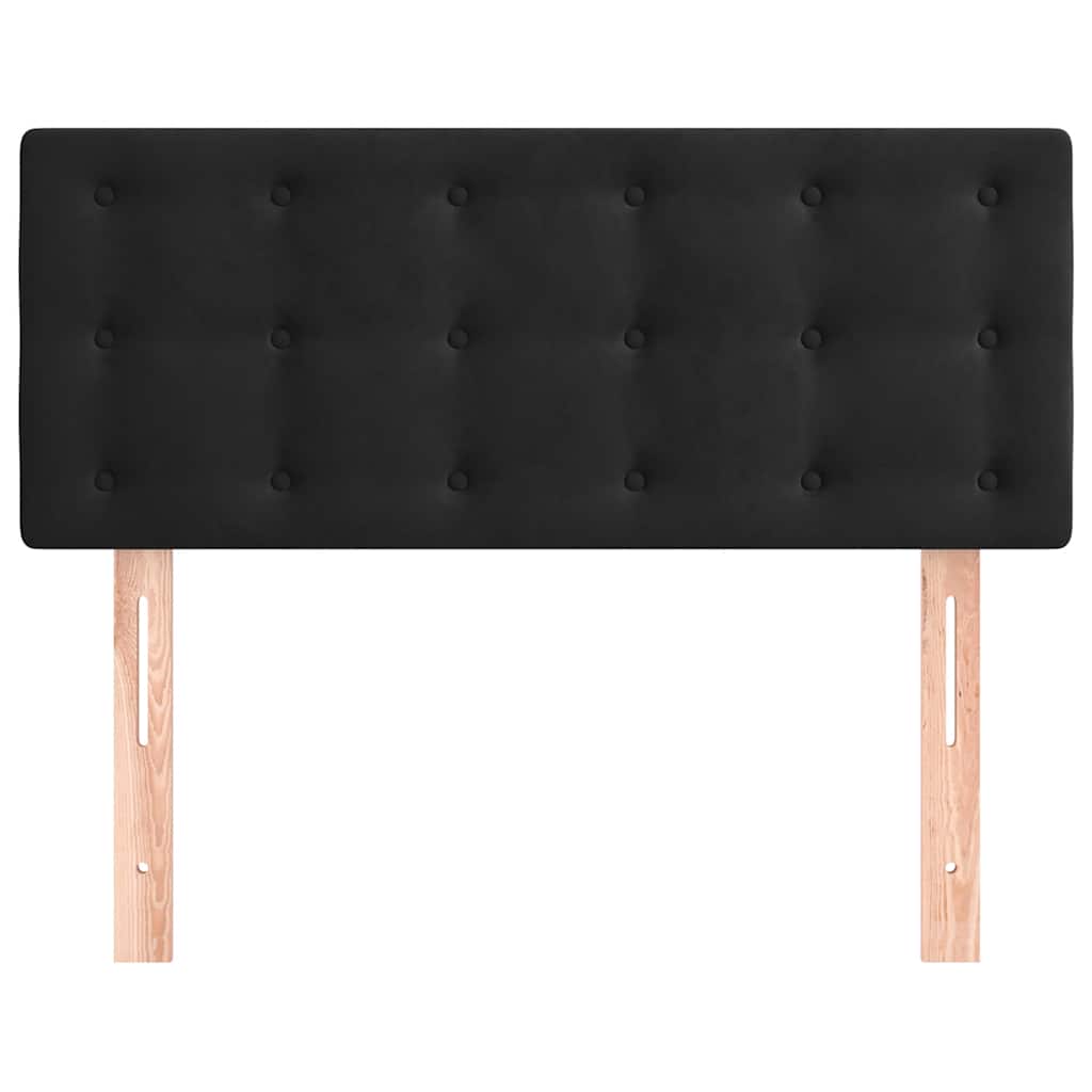 Vidaxl Bed Headboard, Black, 80X5X78/88 Cm, Velvet
