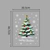 1-10pc Christmas Window Sticker Xmas Tree Snowman Snowflake Glass Decoration Electrostatic Sticker Party Festival Supplies Decor
