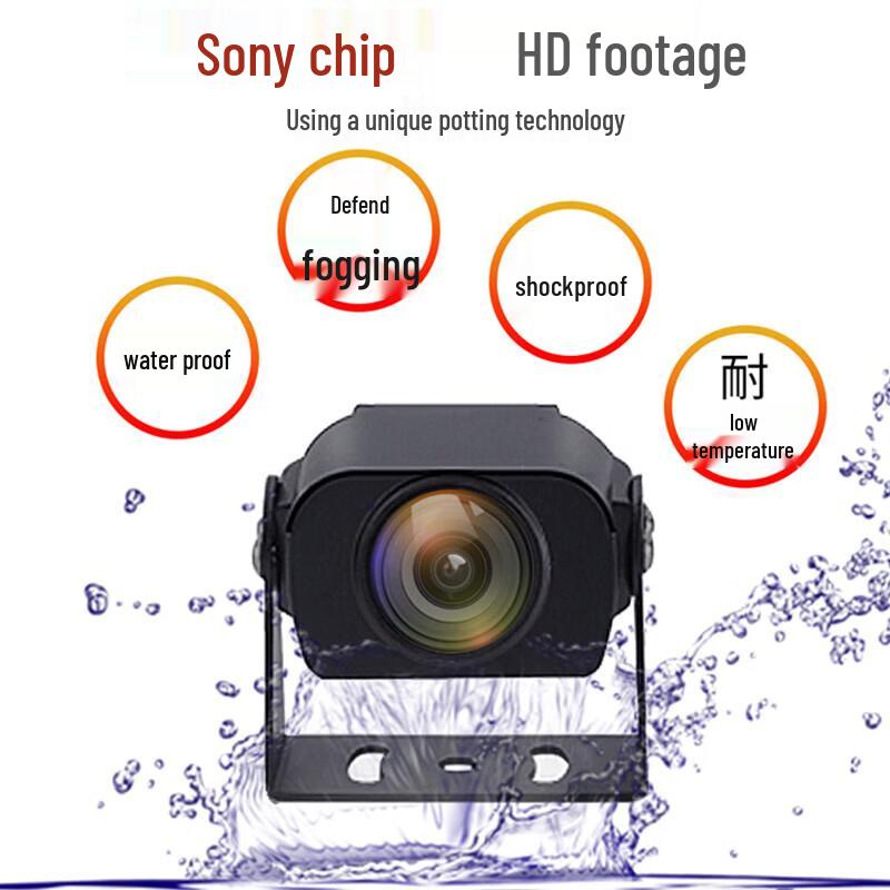 24V HD Night Vision Truck Driving Recorder with 360-Degree Monitor