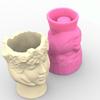Silicone Vase Moulds Silicone Planter Molds Artistic Human Figure Shape Crafting Molds Art Figure Molds for Flower Vase