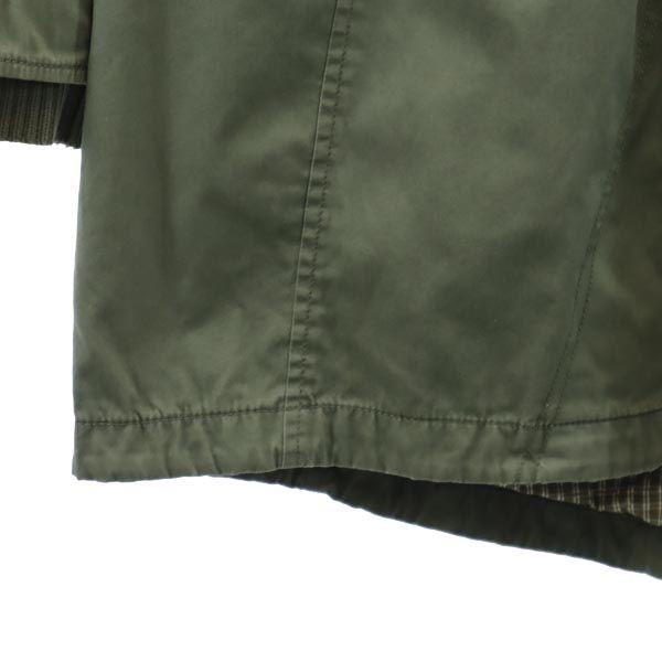 Armani Exchange Military Faux Fur Mod Coat L Khaki Women Used