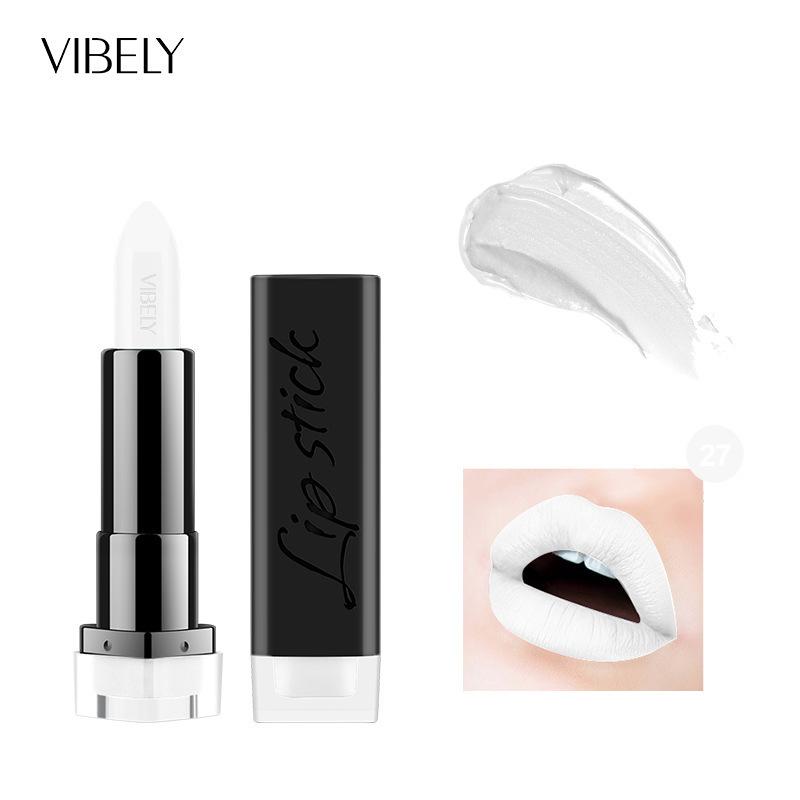 VIBELY Mattlippenstift Langanhaltend Wasserfest Transferfest Feuchtigkeitsspendend Nährender Lippenstift 29 Farbtöne