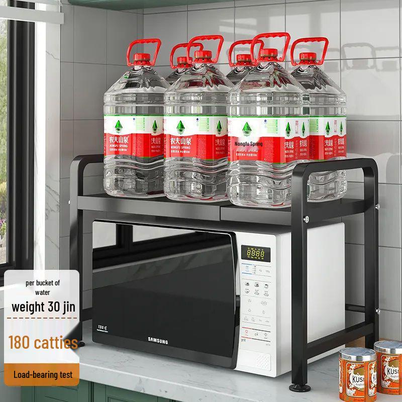 Microwave Oven Kitchen Storage Rack for Spices and Rice Cooker