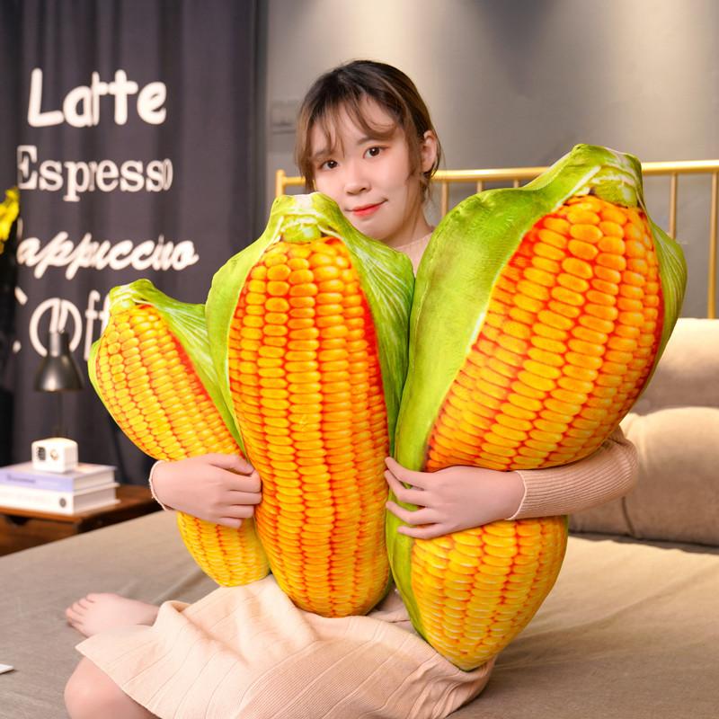 Simulated Corn On The Cob Throw Pillow Plush Toy Corn Doll Sofa Pillow Cushion Children'S Rag Doll Photography Props