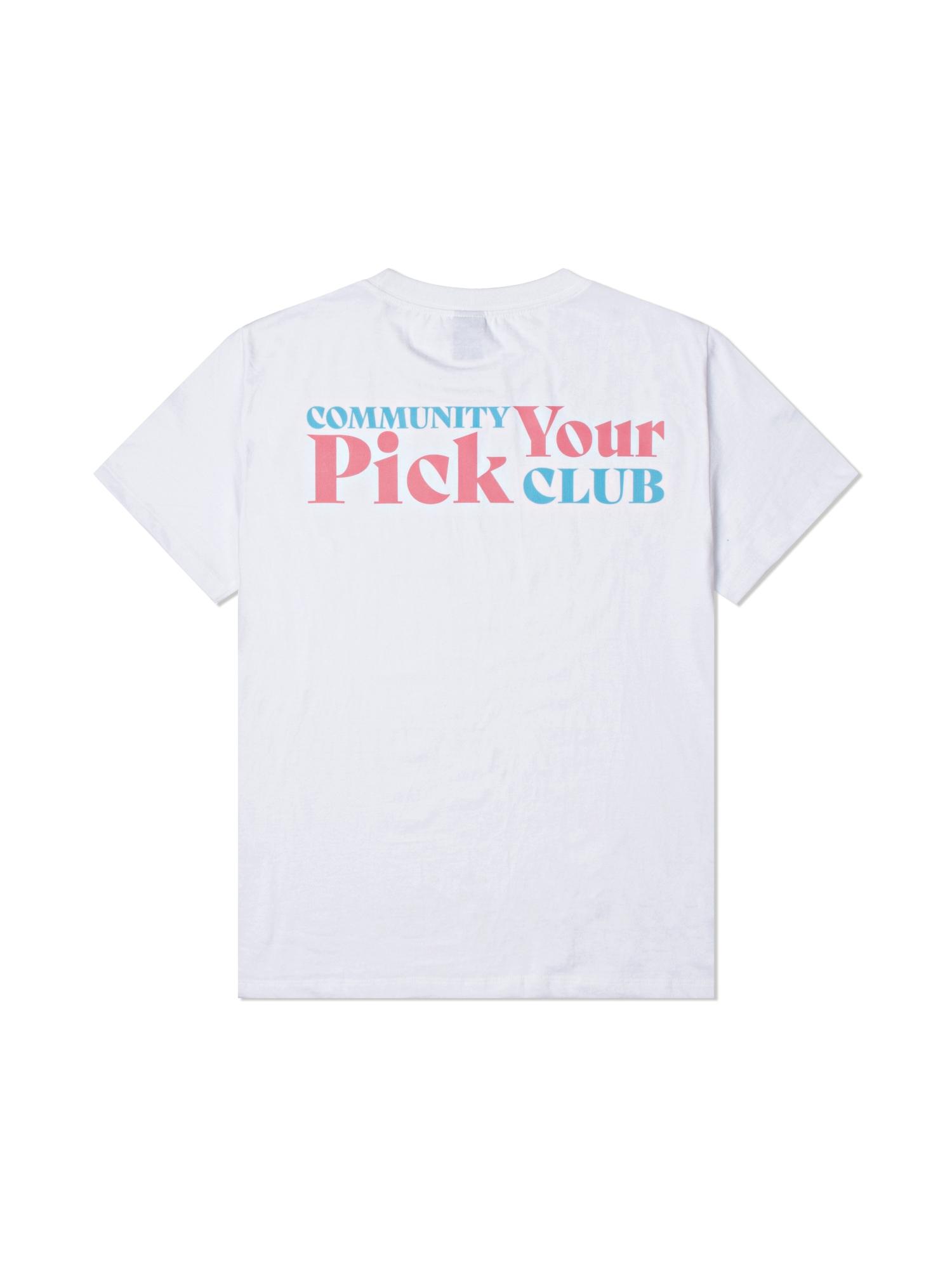Community Club Pycc T-Shirt Ps (White) L