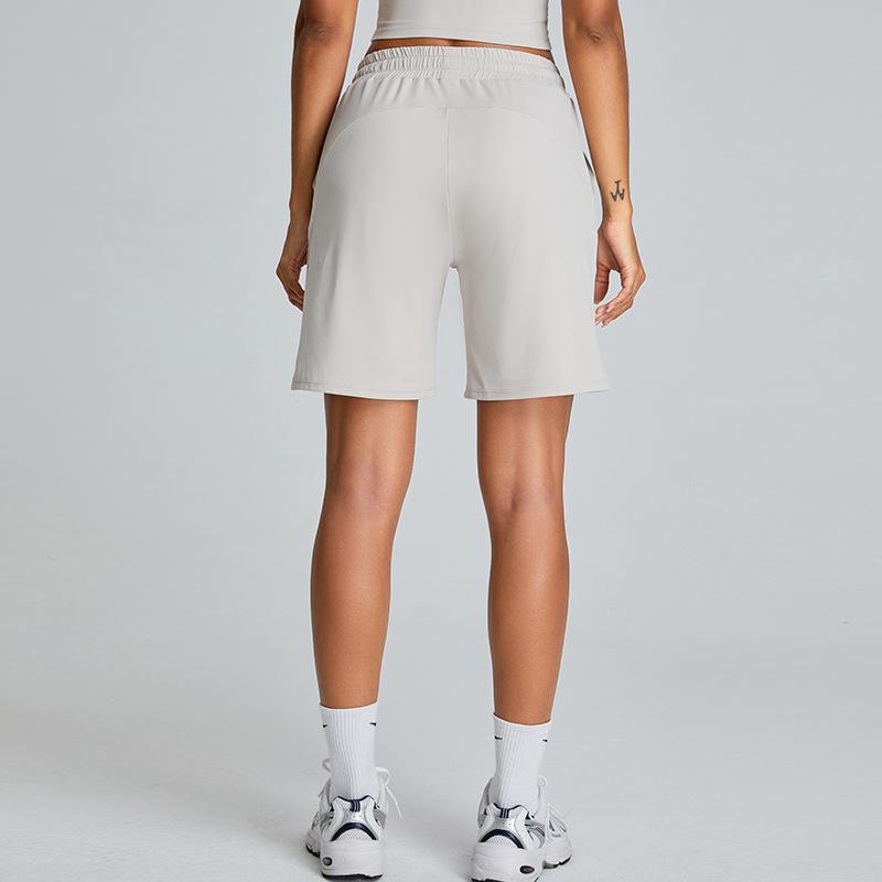 New Light and Loose Casual Yoga Shorts Women's Drawstring Fitness Pants Outdoor Running Breathable and Quick Drying