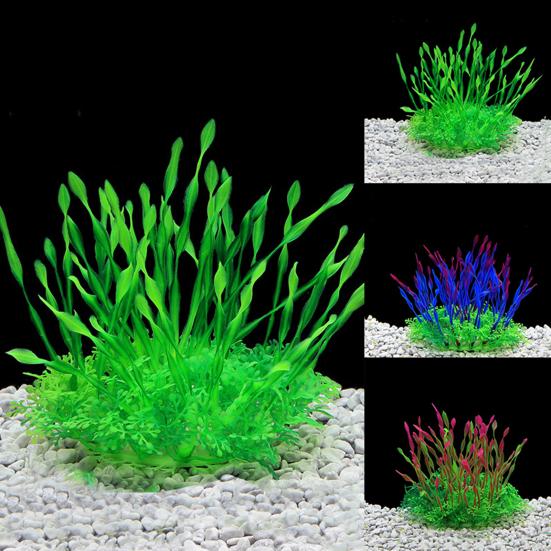 Water Plants Artificial Aquariums Decoration Plastic Fake Water Grass Accessories for Party