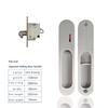 Sliding Door Lock Hidden Handle Inside Door Lock Modern Anti-Theft Safe Room Wooden Door Lock Furniture Hardware