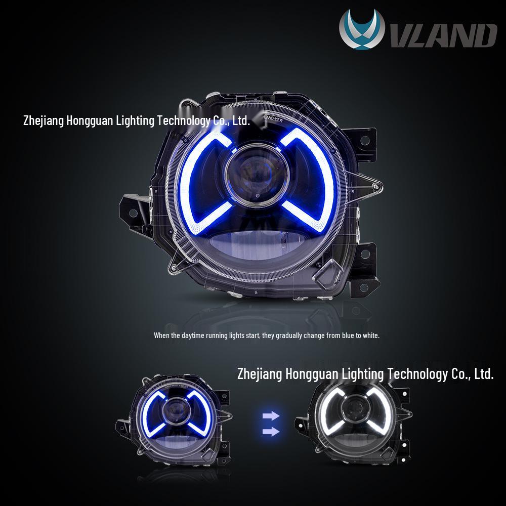 Jimny LED Headlight Assembly with Daytime Running Lights for Headlight Modification