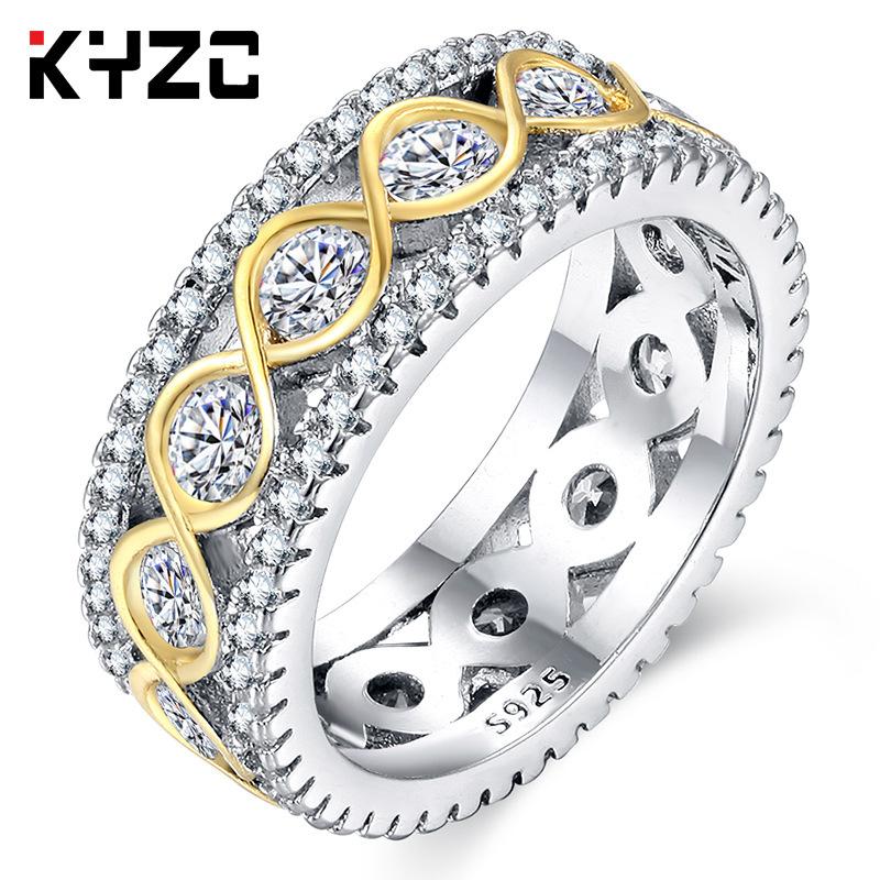 Schmuck, Vergoldete Zirkonringe, Modeschmuck