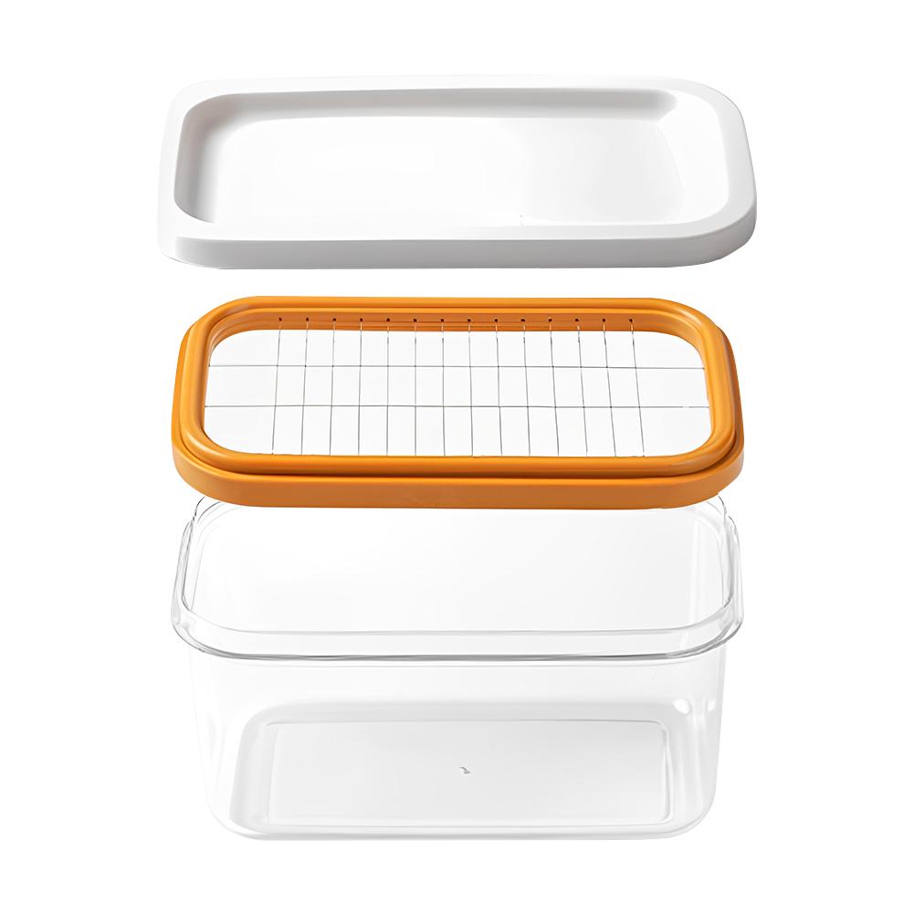 Refrigerator Butter Dish Box With Lid Slicers Case Knife Gadget Kitchen Tool Fridge Storage Lid Cutter Slicing Cheese Board Sets